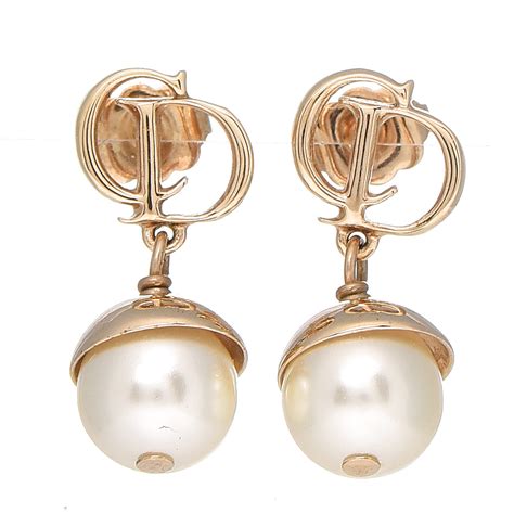 doopelkugel ohrringe dior|dior pearl earrings.